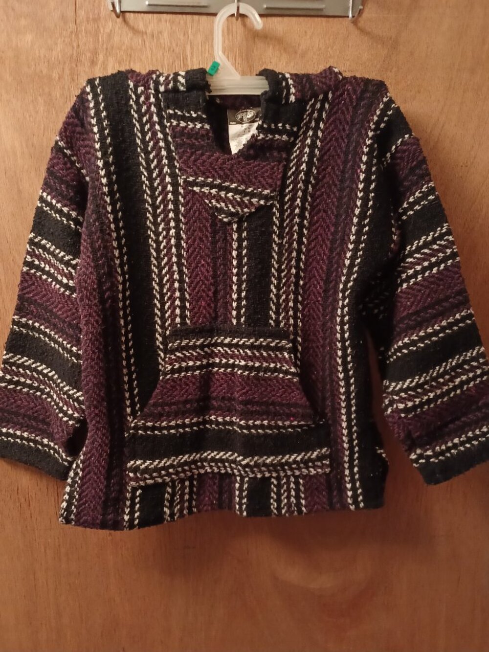 Pininos Girls Rasta Blanket Knit Hoodie